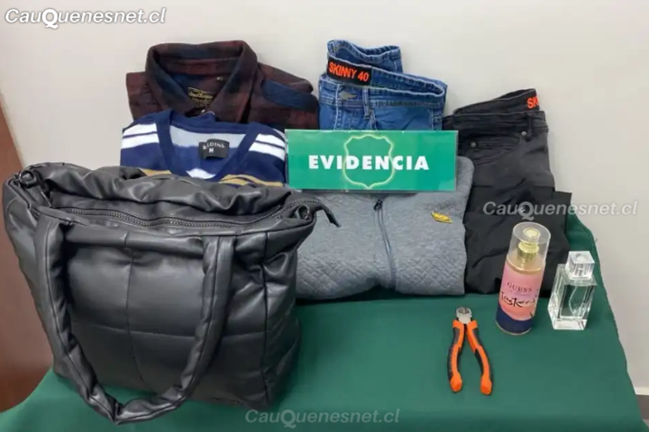 En Cauquenes detienen a dos personas por robo en distintos comercios de la comuna
