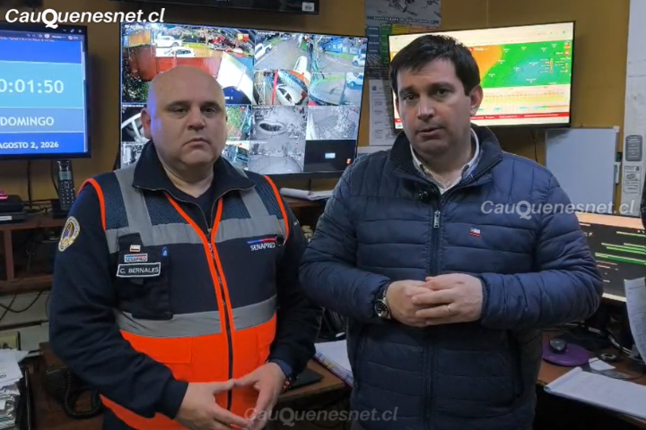 SENAPRED declaró Alerta Roja para la Región del Maule por sistema frontal y canceló la Alerta Amarilla vigente