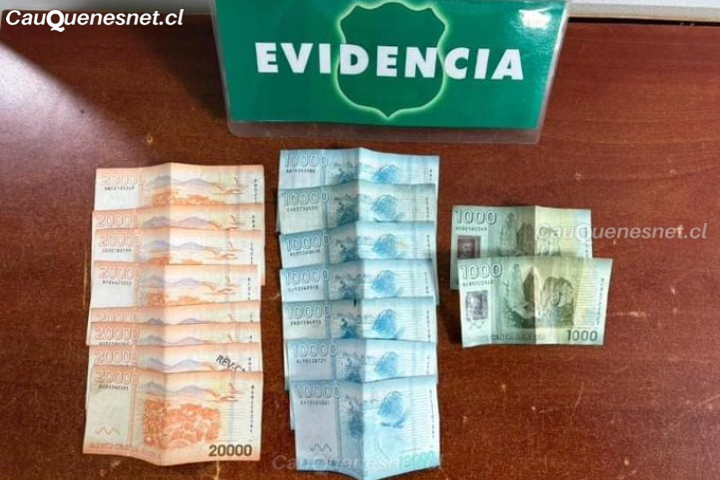 Carabineros detuvo a sujeto que robó billetera en Cauquenes