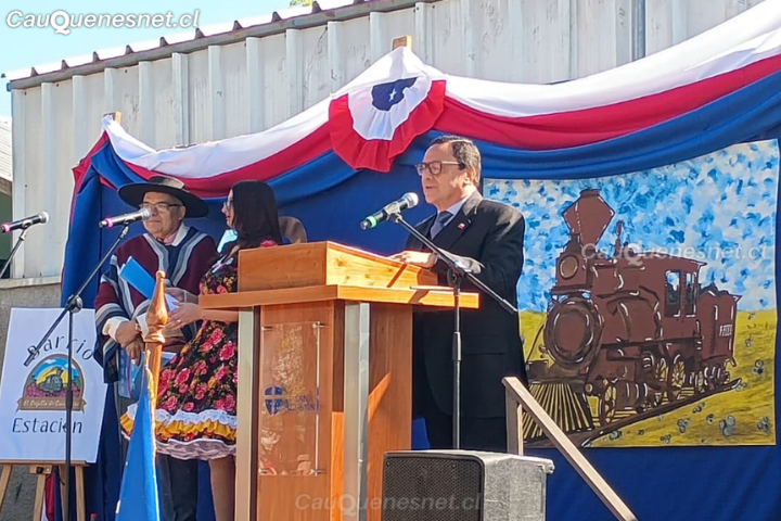 Con ceremonia el Barrio Estación de Cauquenes celebró sus 142 años de historia