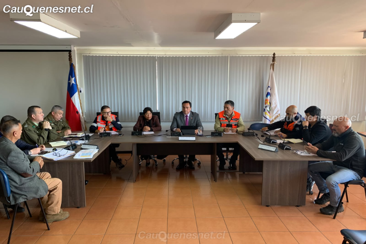 COGRID comunal de Pelluhue coordina acciones para reforzar la seguridad en Fiestas Patrias