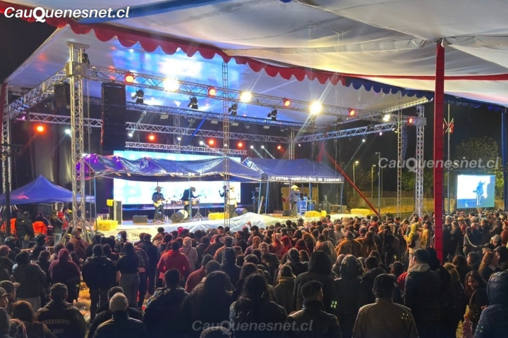Fiesta de la Chilenidad de Cauquenes 2026 mantuvo su tercera jornada pese a la lluvia y el viento