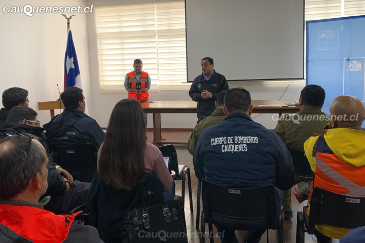 Mesa forestal de Cauquenes refuerza su coordinación para prevenir incendio forestales