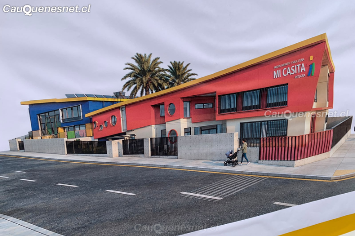 Inician las obras del jardín infantil Mi Casita en Pelluhue