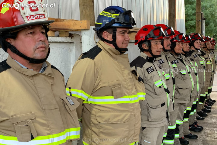 Octava compañía de Bomberos de Coronel de Maule celebró su Séptimo Aniversario
