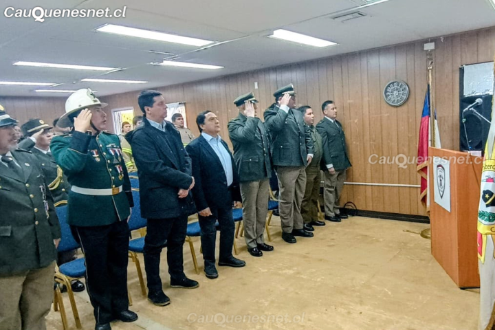 DPP de Cauquenes encabezó ceremonia por el noveno aniversario de la Sexta Compañía de Bomberos de Pocillas
